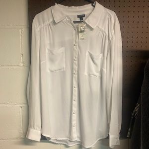 Sheer button down Blouse